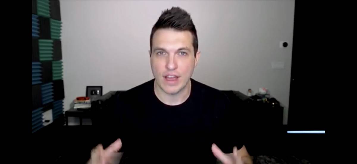 Former professional poker player Doug Polk speaks in a YouTube video about his push to recall L ...