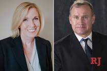 Rhonda Forsberg and Benjamin Boone Childs Sr., candidates for Family Court Department G (nv ...