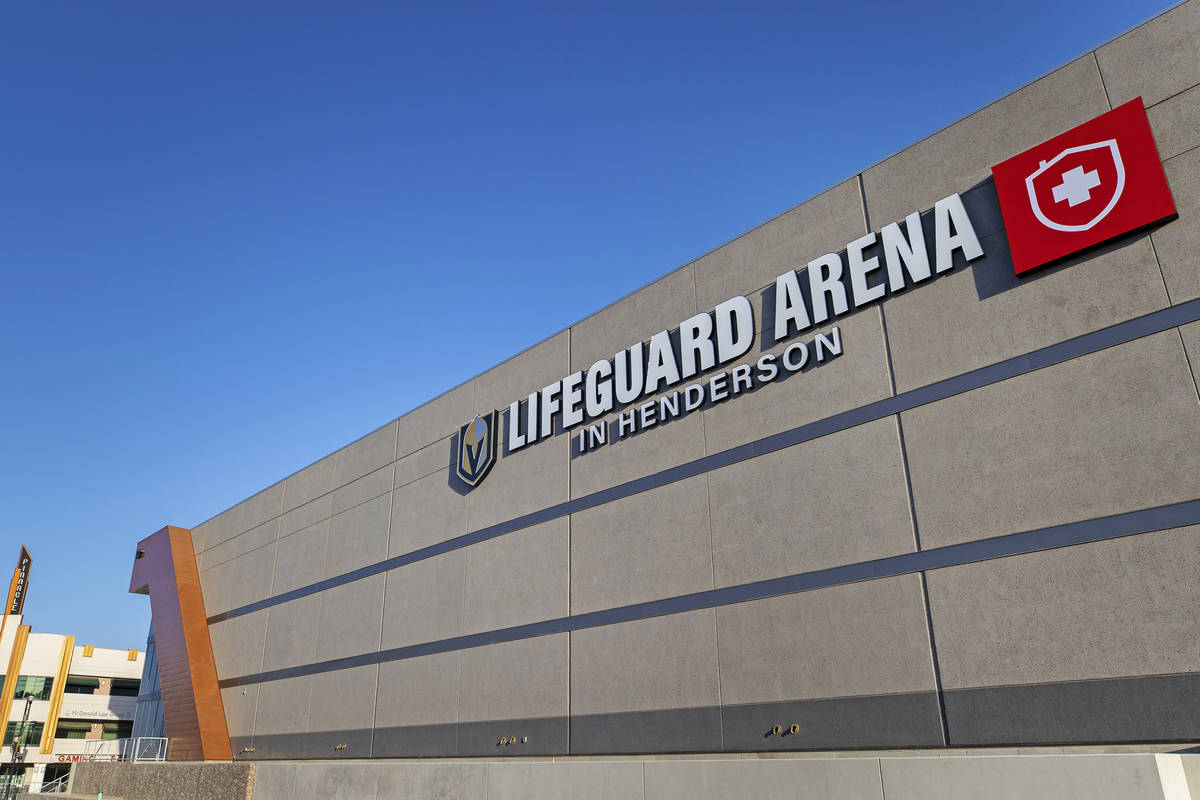 The Golden Knights' Lifeguard Arena on Monday, Oct. 26, 2020, in Henderson. (Benjamin Hager/Las ...
