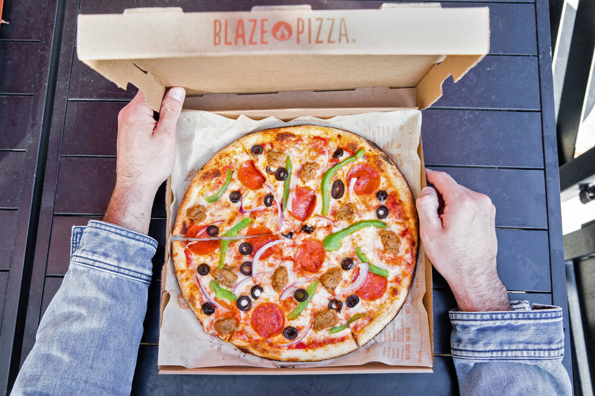 BLaze Pizza's newest Las Vegas location opens Thursday near Summerlin. (Blaze Pizza)