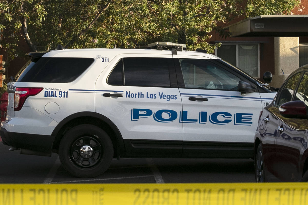 North Las Vegas police is investigating after a man was found slain and a woman then fatally sh ...