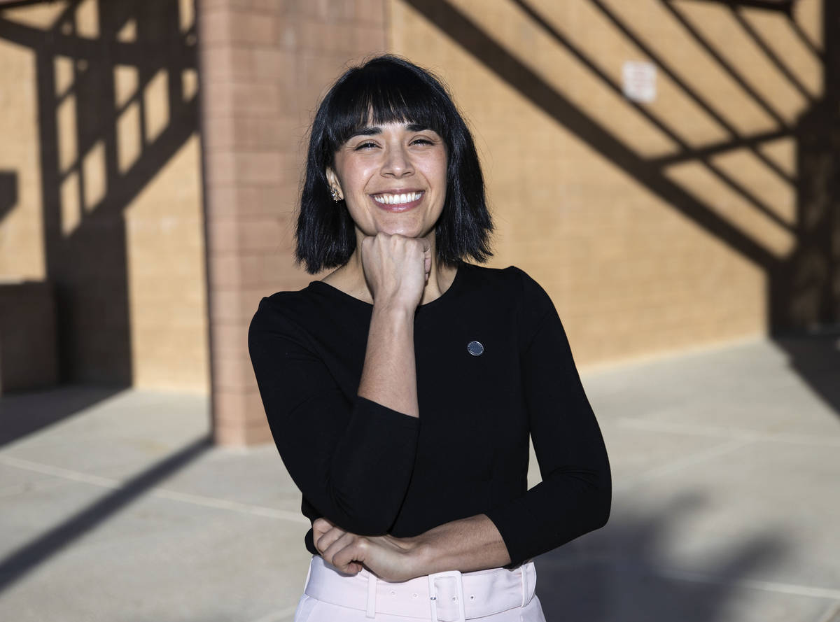 Juliana Urtubey, a learning strategist, at Booker Sr. Innovative Elementary School on Nov. 13, ...