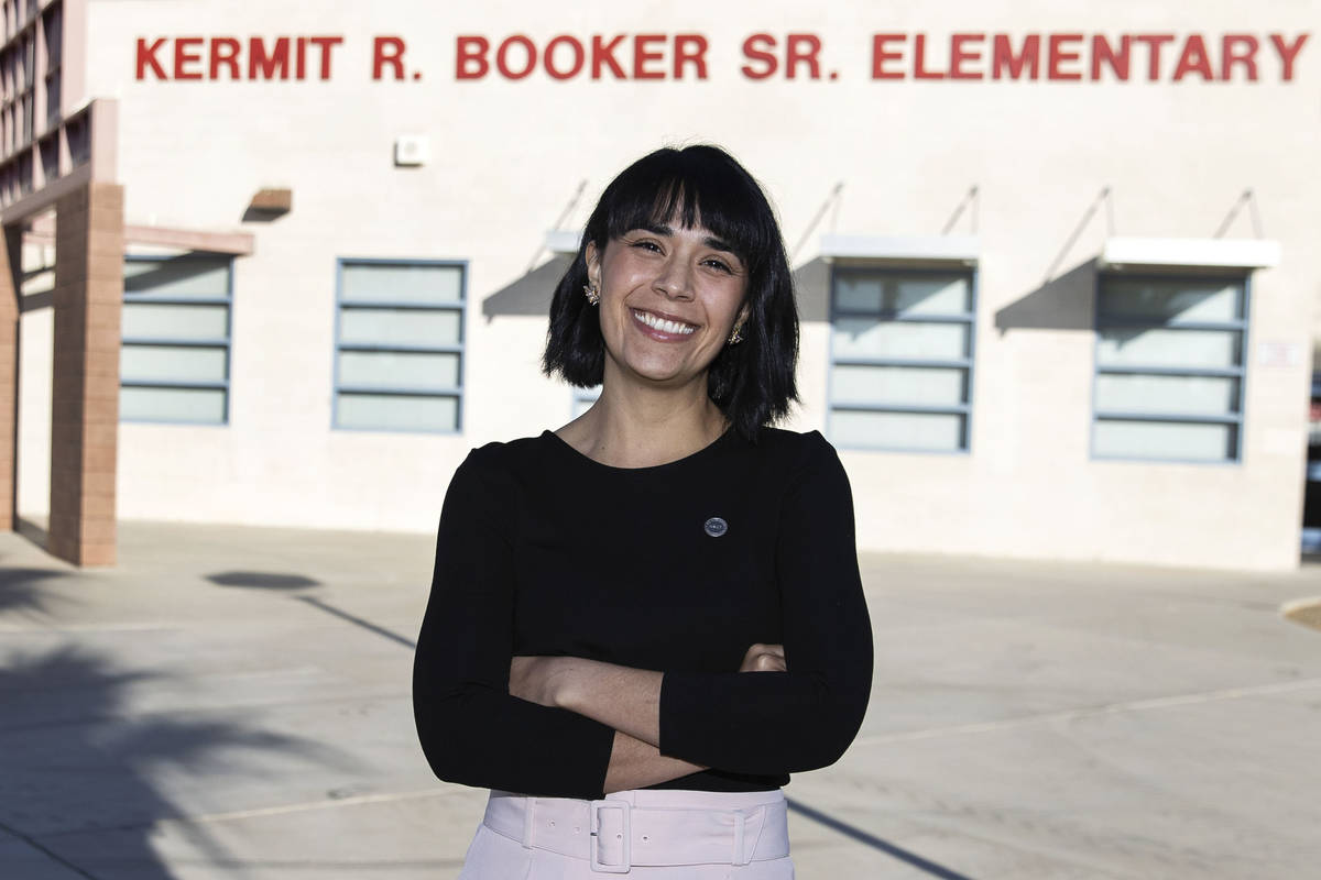 Juliana Urtubey, a learning strategist, at Booker Sr. Innovative Elementary School on Nov. 13, ...