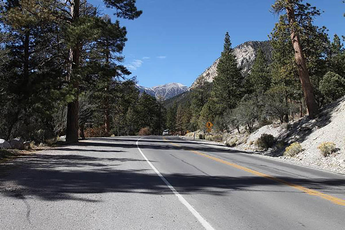 Kyle Canyon Road (Las Vegas Review-Journal file)