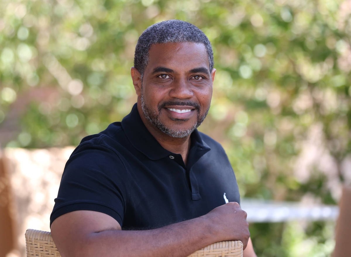 Democrat Steven Horsford, who is running for Nevada's 4th Congressional District, poses for pho ...