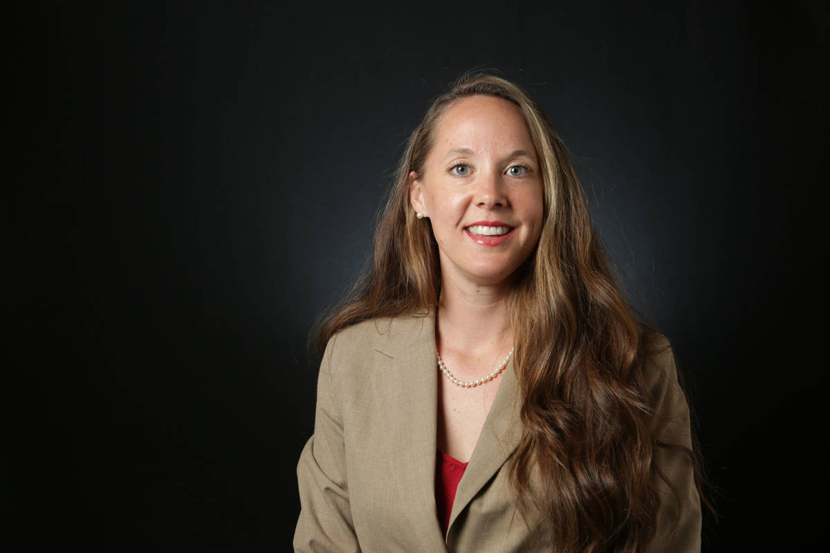 Kristen Watson, Democratic candidate for Nevada State Assembly District 22, is photographed at ...