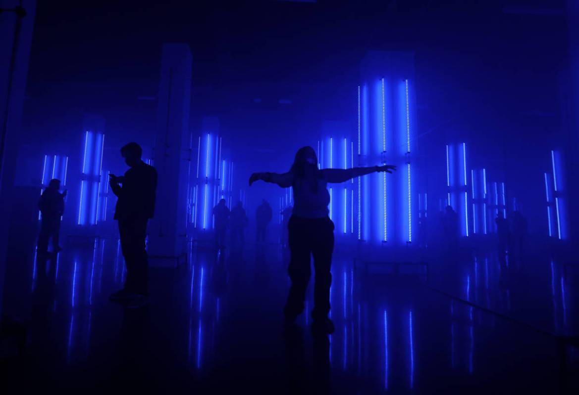 Observers experience Museum Fiasco, Corner Bar Management's latest concept at AREA15, on Monday ...