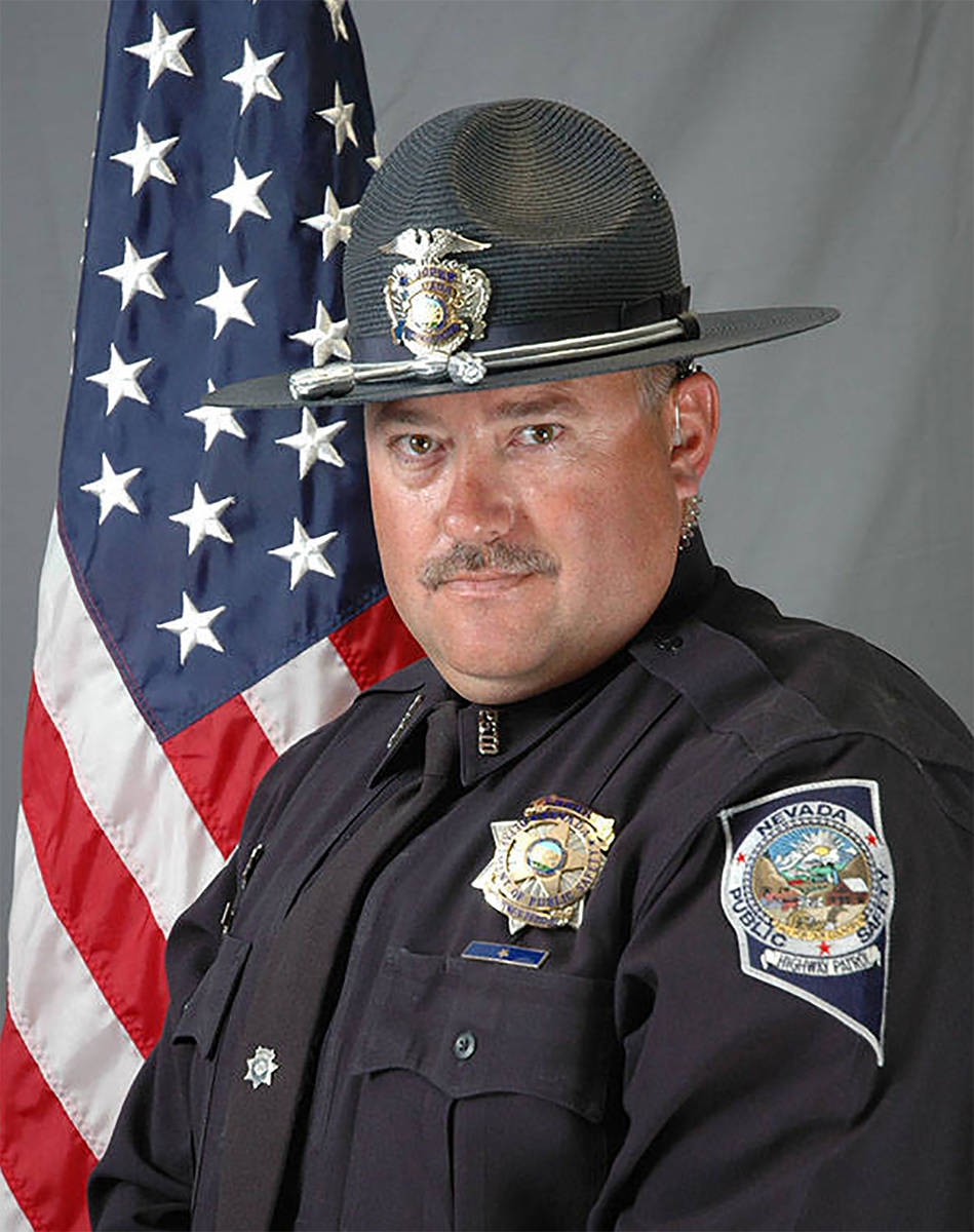 On March 27, Nevada Highway Patrol Sgt. Ben Jenkins was shot to death after stopping to check o ...