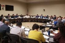 Undocumented students and advocates met with Nevada System of Higher Education administrators i ...