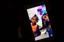 Mariah Coleman is seen in a picture with her daughter, 1-year-old Sayah Deal, in Las Vegas on T ...