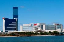 FILE - This Oct. 15, 2015, file photo shows the exterior of Harrah's Resort Atlantic City in At ...