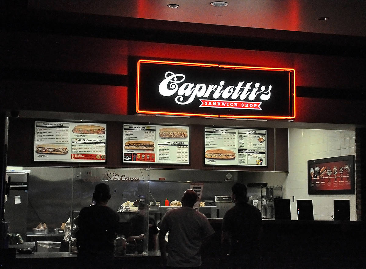 Capriotti's sandwich shop in the Pahrump Nugget reopened on Thursday, June 4, after its mid-Mar ...