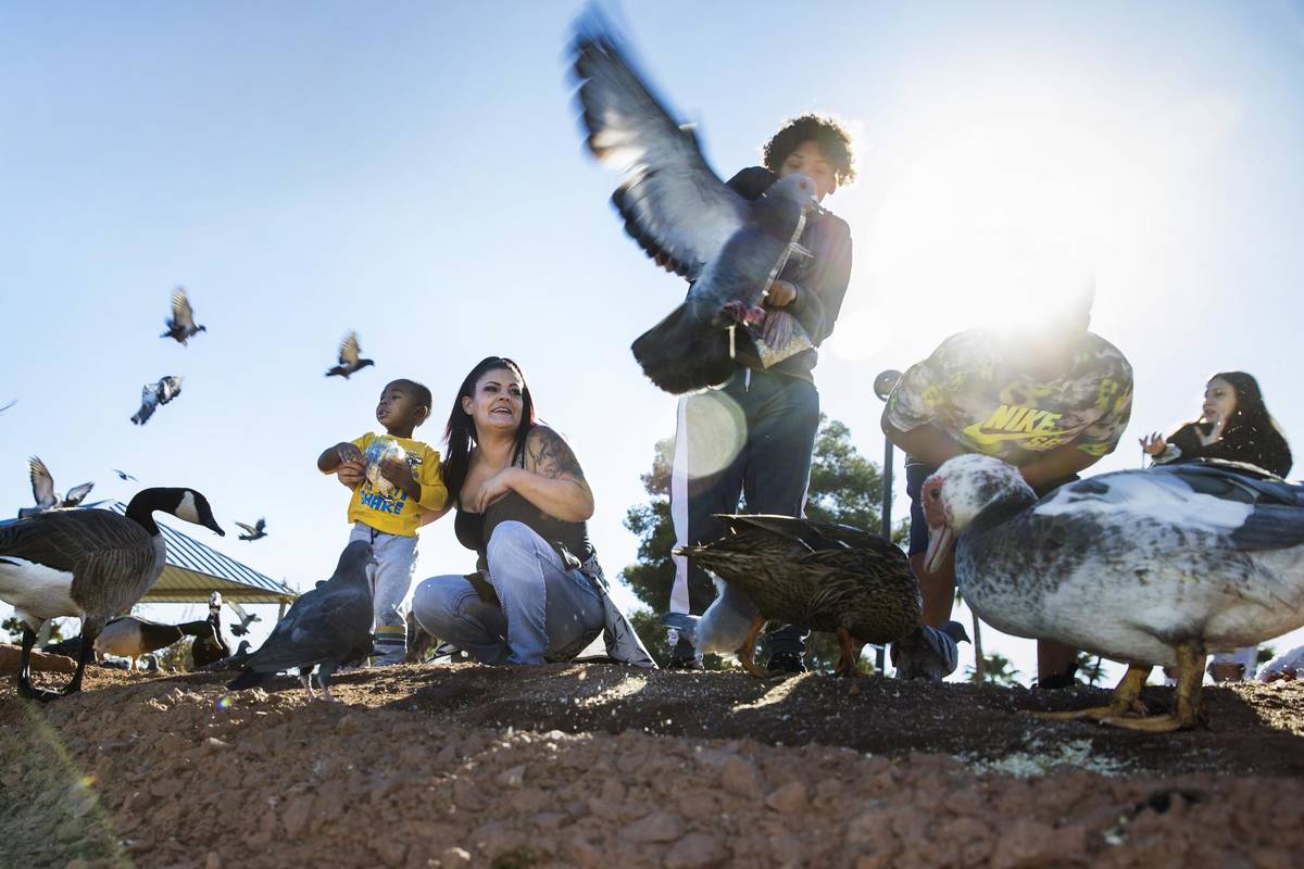 (From left) Josiah Johnson, 2, with Amber Turner join Burgandie Turner, 16, Tyree Turner, 9, a ...