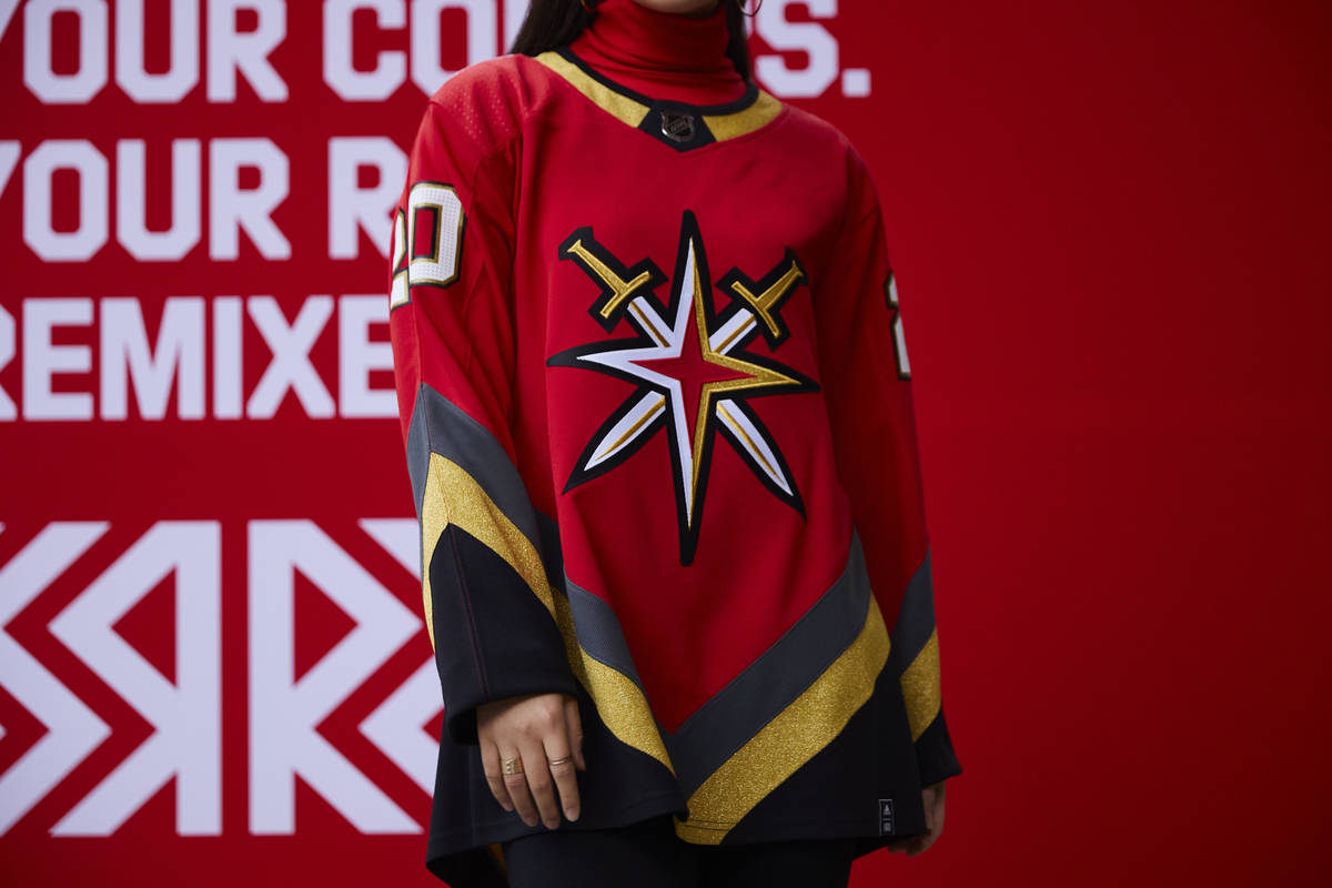 The Vegas Golden Knights released a fourth jersey design on Monday, Nov. 16, 2020. (adidas)