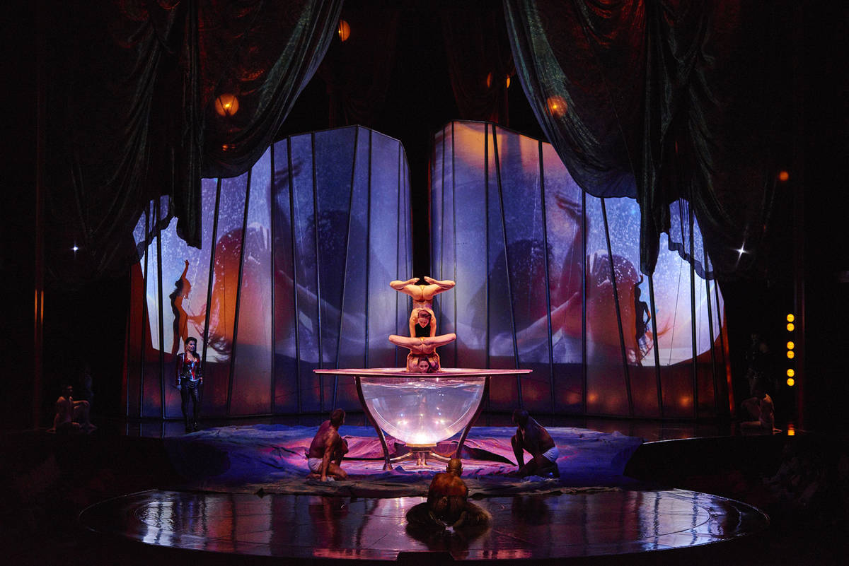 A scene from the Cirque du Soleil show "Zumanity" at New York-New York. (Pierre Manning)
