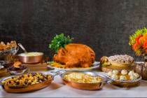 You can even get flowers with Wynn's Thanksgiving at Home. (Jeff Green)