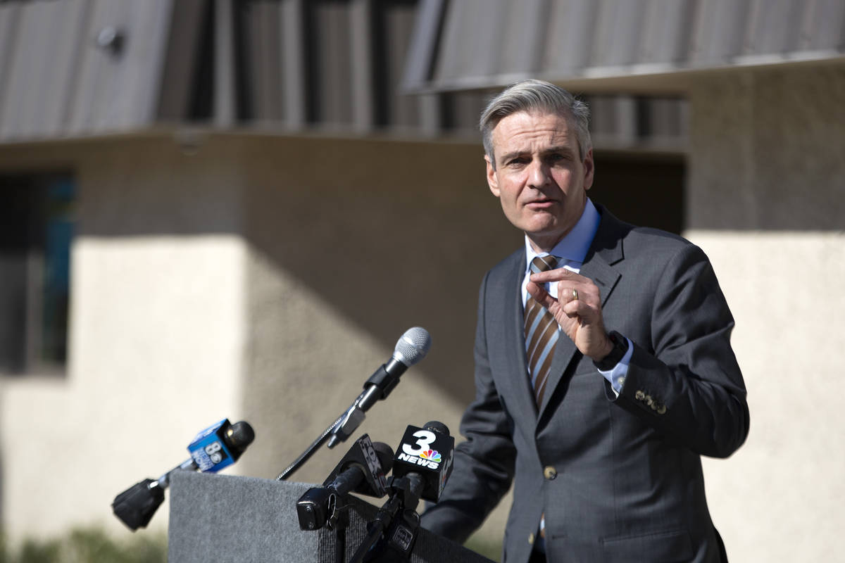 Brian Turmail, vice president of AGC Charities Inc., helps to unveil the renovated women's faci ...