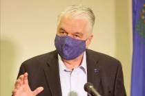 Gov. Steve Sisolak (K.M. Cannon/Las Vegas Review-Journal) @KMCannonPhoto