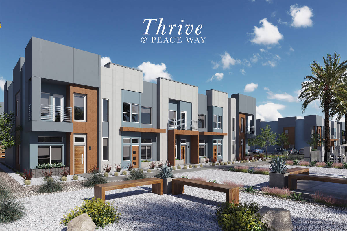 Edward Homes Nevada has introduced its newest collection of town homes, Thrive. (Edward Homes N ...