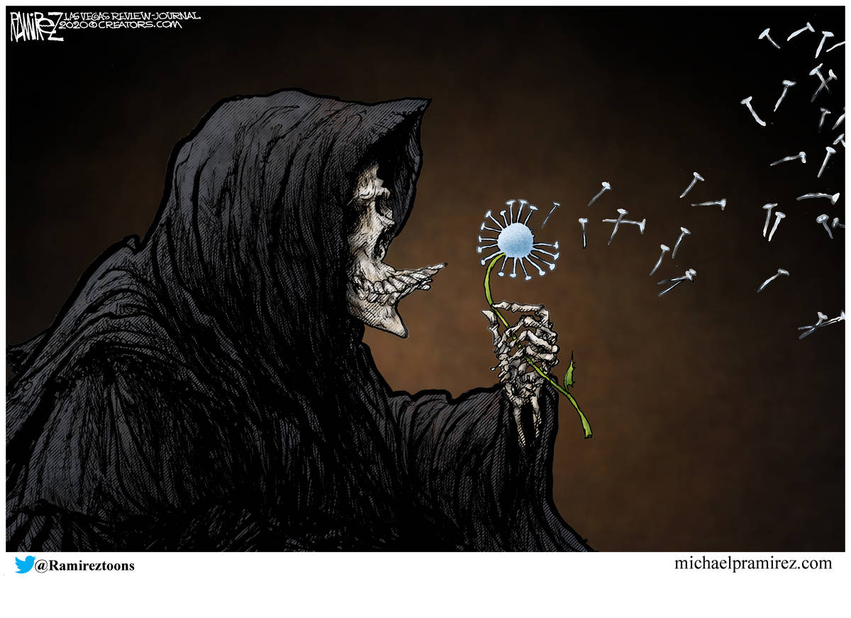 CARTOON: The grim reaper | Las Vegas Review-Journal