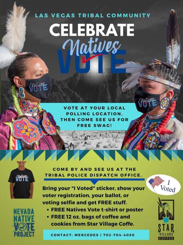 Screenshot from the Nevada Native Vote Project Facebook page.