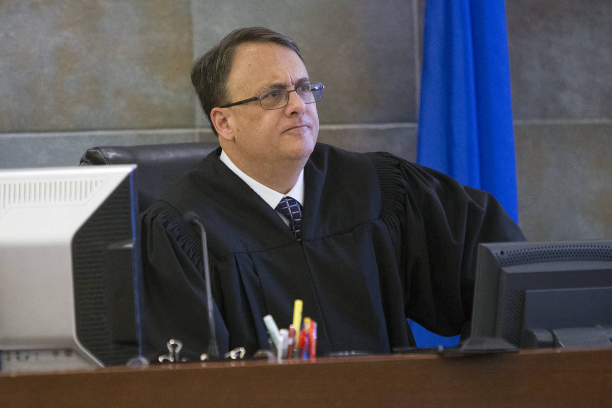 District Judge Richard Scotti, seen in 2017. (Erik Verduzco Las Vegas Review-Journal)