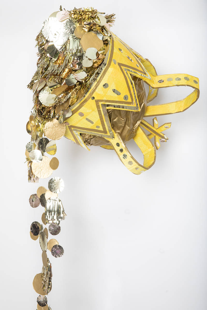 "Greed" by Justin Favela. (Krystal Ramirez)