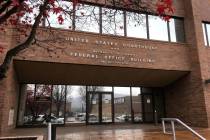 The United States Courthouse is seen Tuesday, Nov. 17, 2020, in Williamsport, Pa. (AP Photo/Mar ...