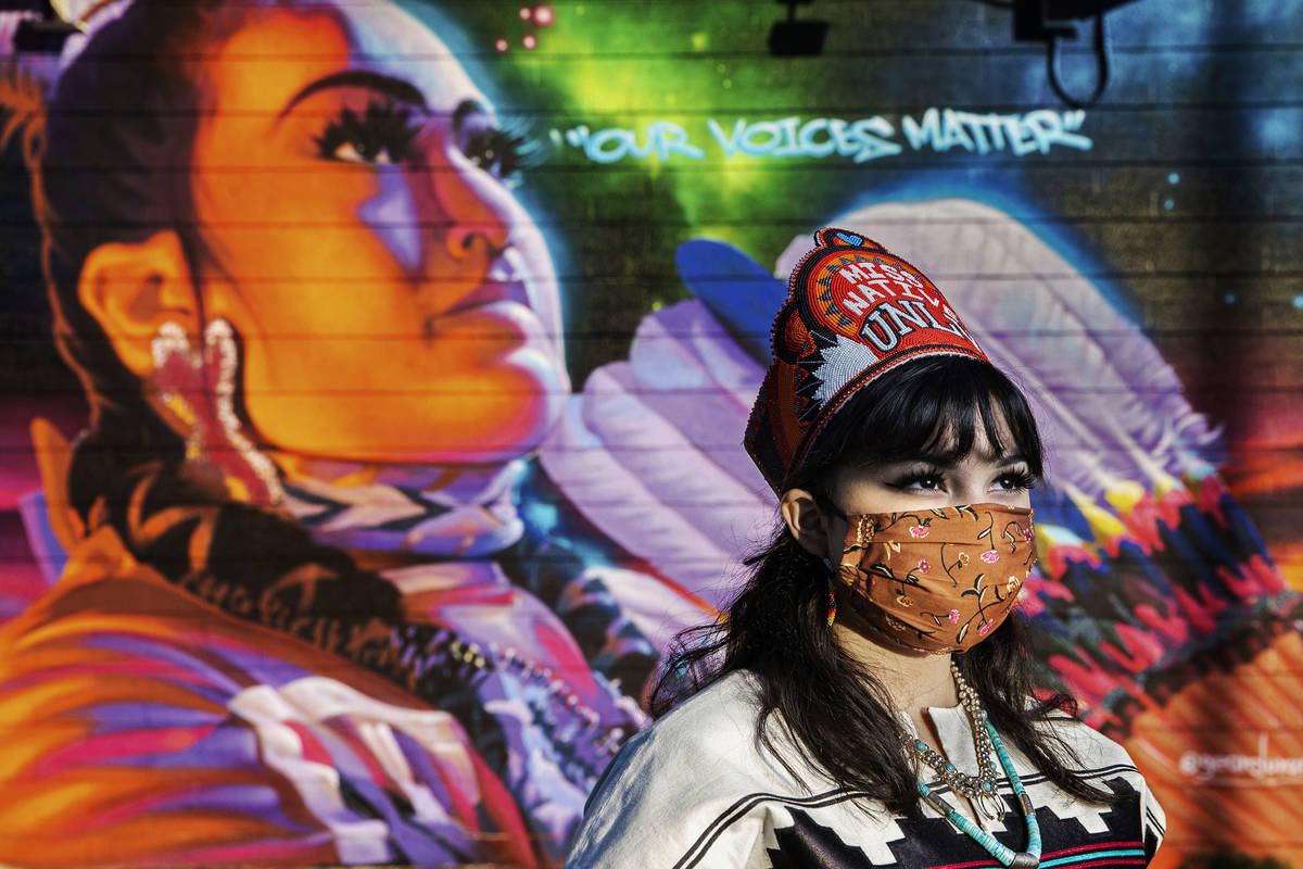 Annika Roseen, a psychology major and neuroscience minor at UNLV, is the Mx. Native UNLV 2020-2 ...