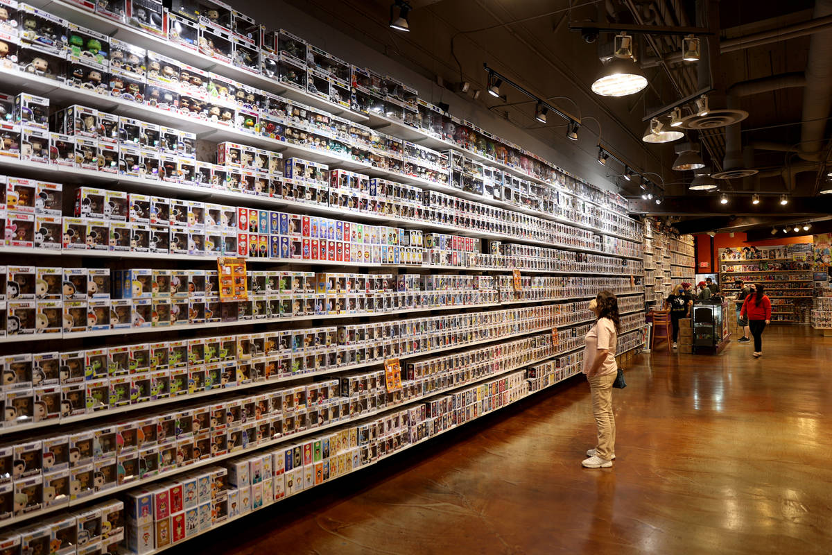 Carmen Simpson of Albert Lea, Minn. shops at The Pop Shack toys and collectables at The Bouleva ...