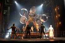 A scene from the Cirque du Soleil show "Ka" at MGM Grand. (Cirque du Soleil)