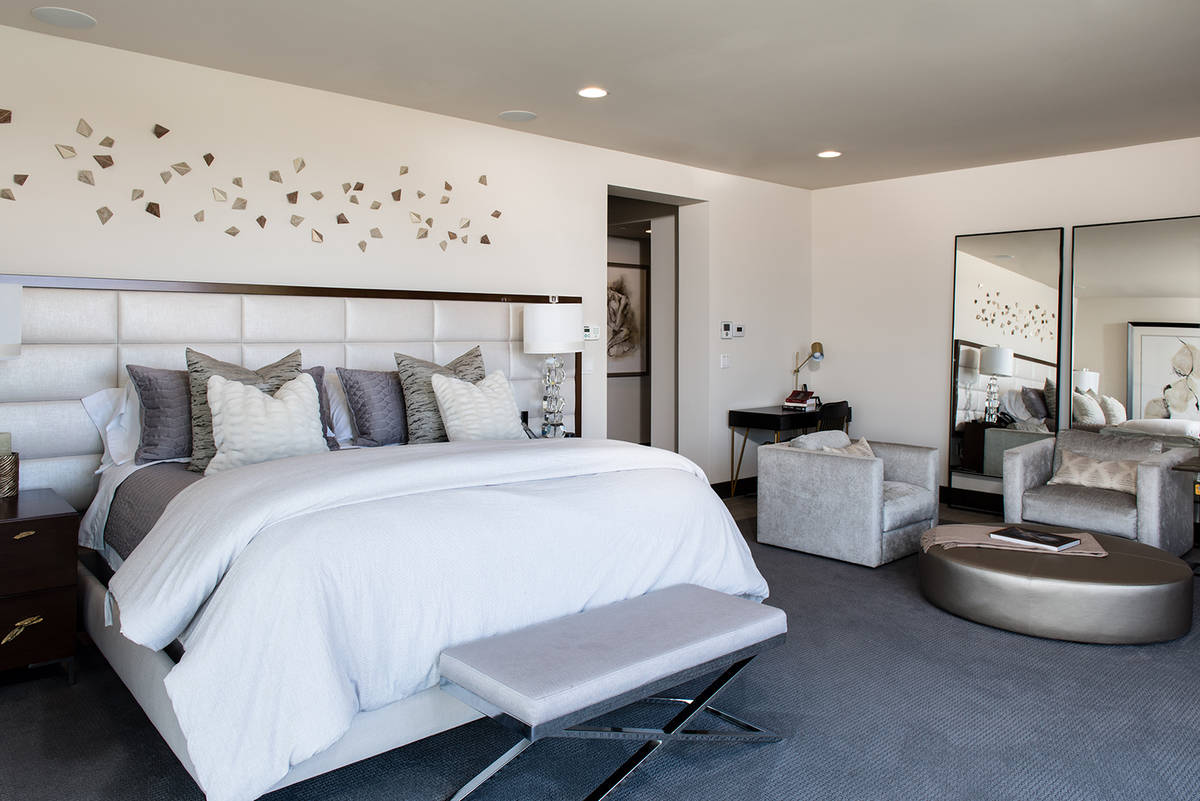 The master bedroom. (Simply Vegas)