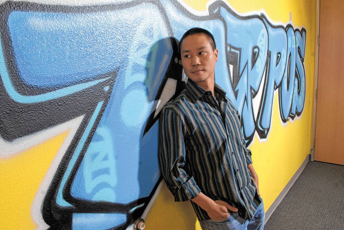 In this Oct. 13, 2008 file photo, Vegas Young Professionals named Zappos.com CEO Tony Hsieh, 34 ...