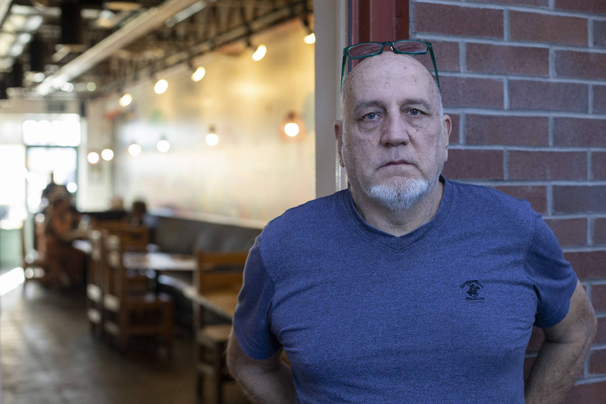 Veggie Nation chef and owner Donald Lemperle poses for a portrait at his restaurant on Saturday ...