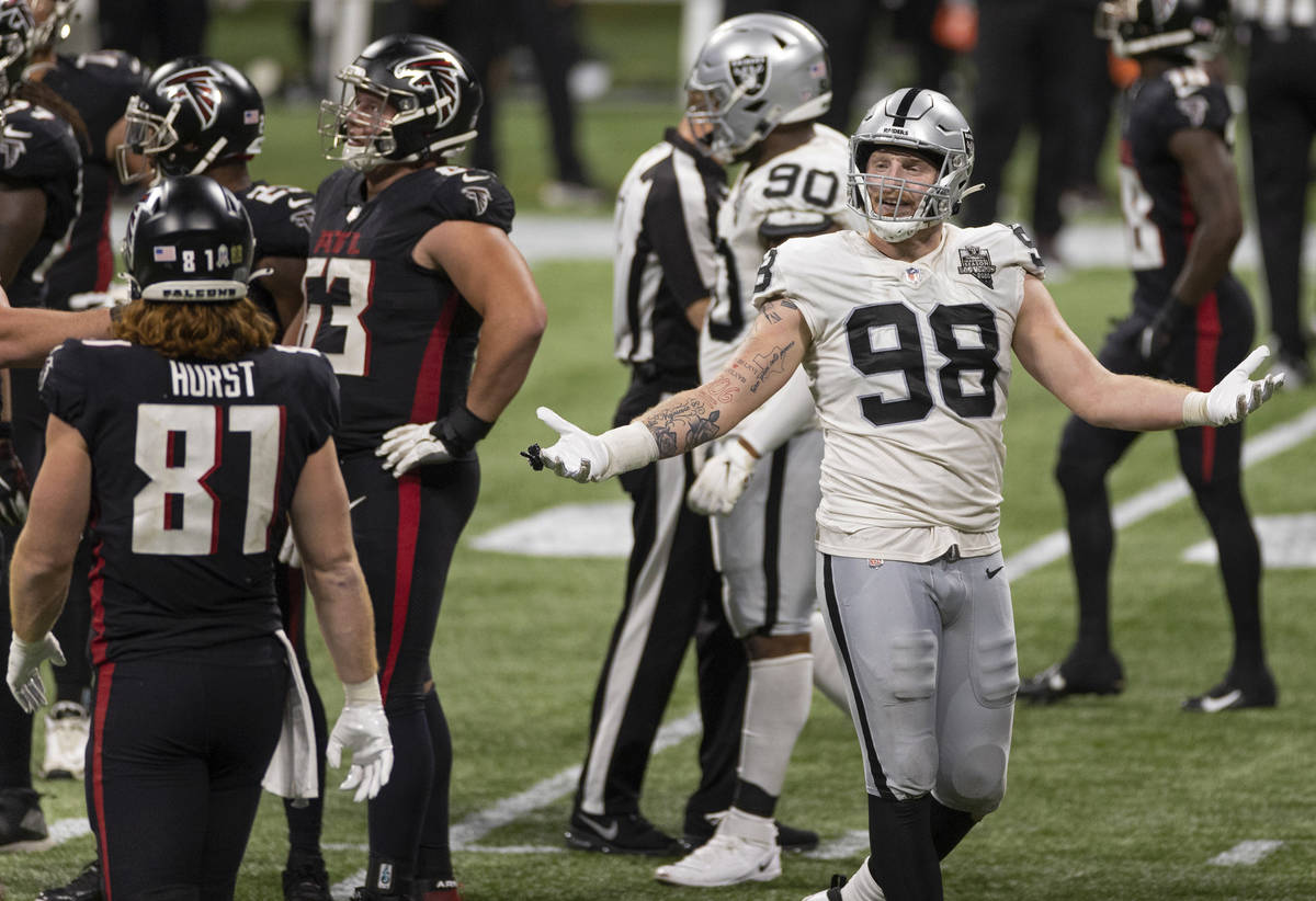 Raiders Offense Sputters Often In Loss To Atlanta Falcons Las Vegas Review Journal