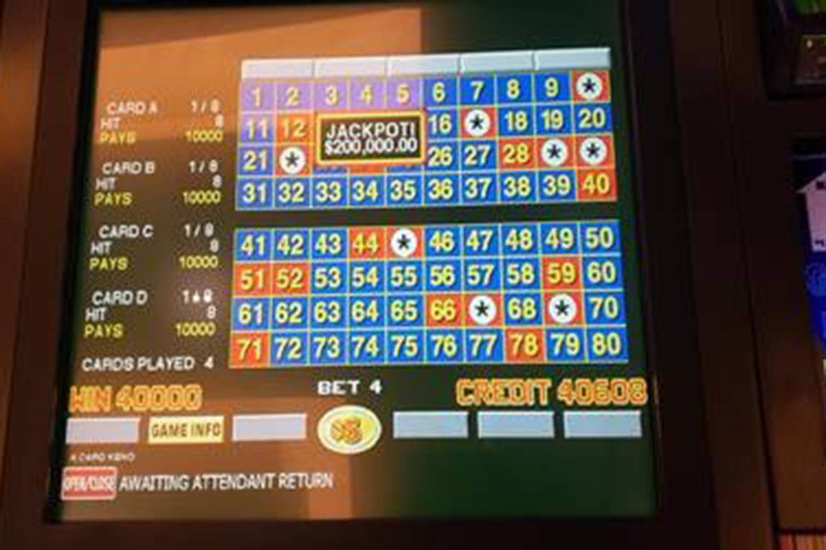Keno jackpot hits for 200K Casinos & Gaming Business