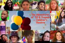 Centennial High School advanced theater students and their puppets are pictured on an introduct ...