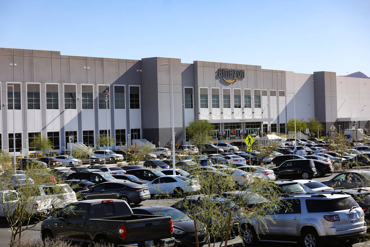 The Amazon LAS7 Fulfillment Center in North Las Vegas, Wednesday, Dec. 2, 2020. Amazon plans to ...