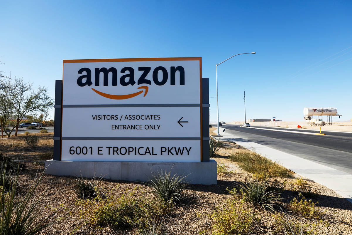 The Amazon LAS7 Fulfillment Center in North Las Vegas, Wednesday, Dec. 2, 2020. Amazon plans to ...