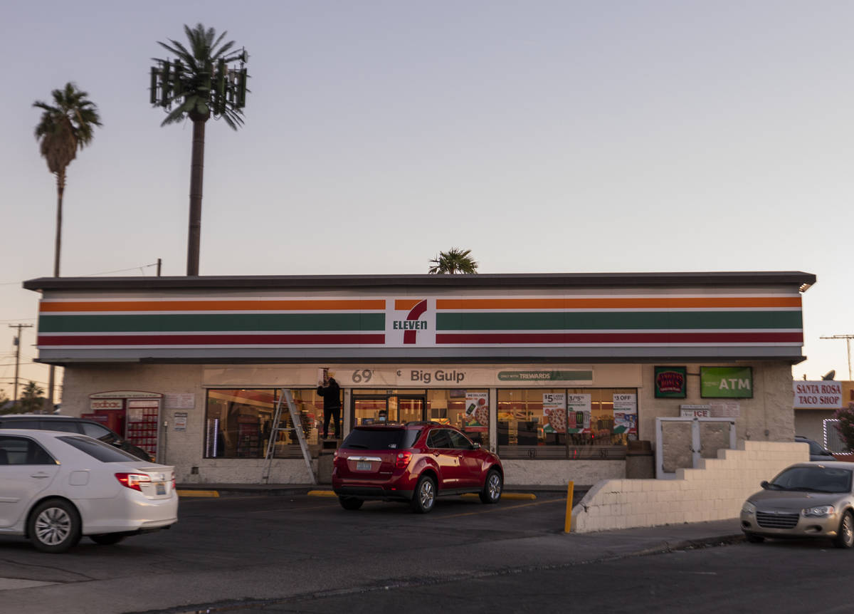 7-Eleven on Lake Mead Parkway and Center Street is seen in Henderson, on Wednesday, Dec. 2, 202 ...