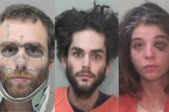 From left: Christopher McDonnell, Shawn McDonnell and Kayleigh Lewis. (Henderson police and La ...