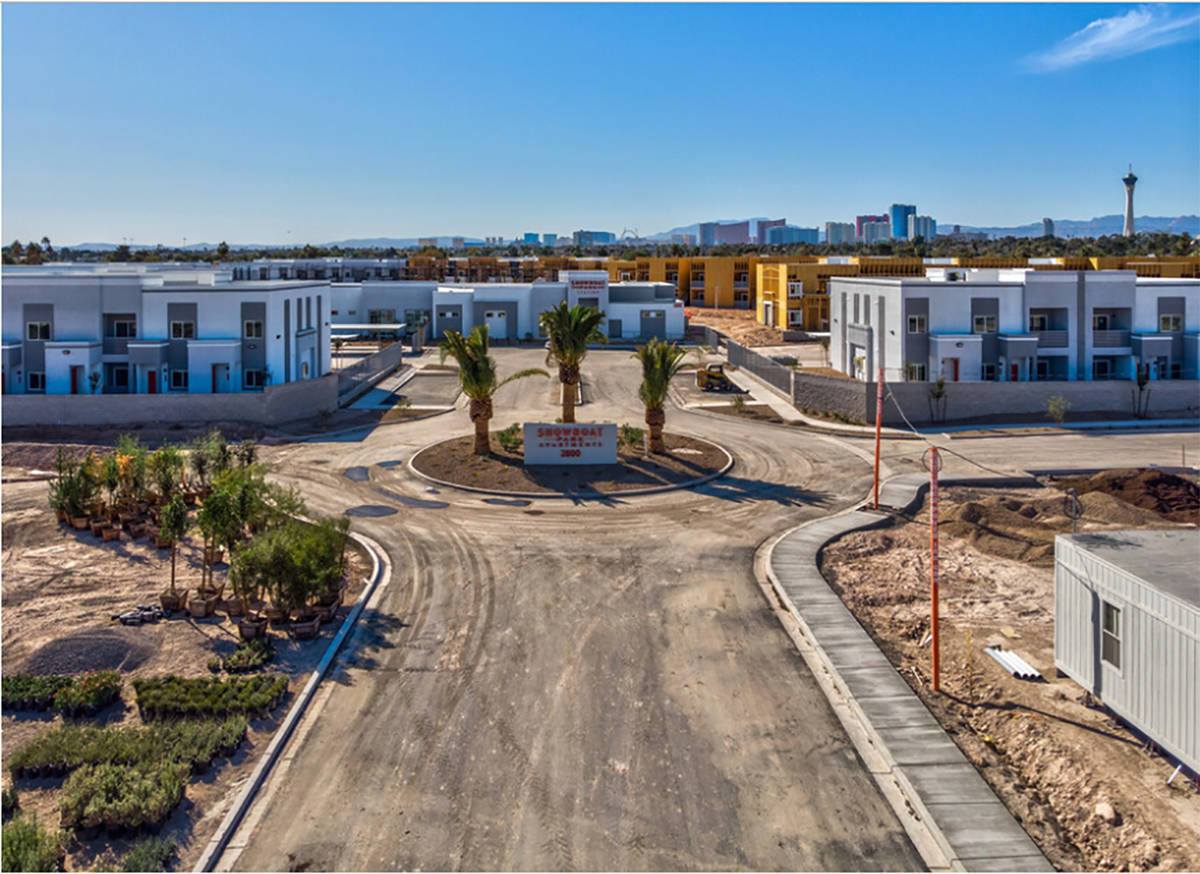 Showboat Park Apartments opens in downtown Las Vegas. (Showboat Park Apartments)