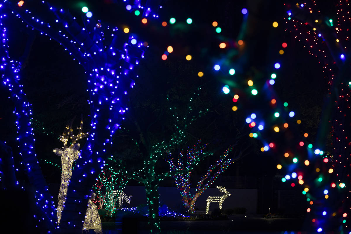 A house on South Birch Street is decorated for the season and listed on the Parents of Las Vega ...