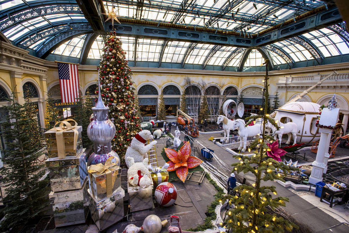 Did Bellagio Take Down Flower Garden For Christmas 2022 Bellagio Garden Creates Christmas Display, 'Hopeful Holidays' | Las Vegas  Review-Journal