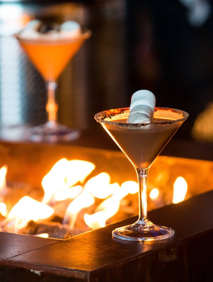 The Campfire Delight puts a warming touch on visits to The Ice Rink. (The Cosmopolitan of Las V ...