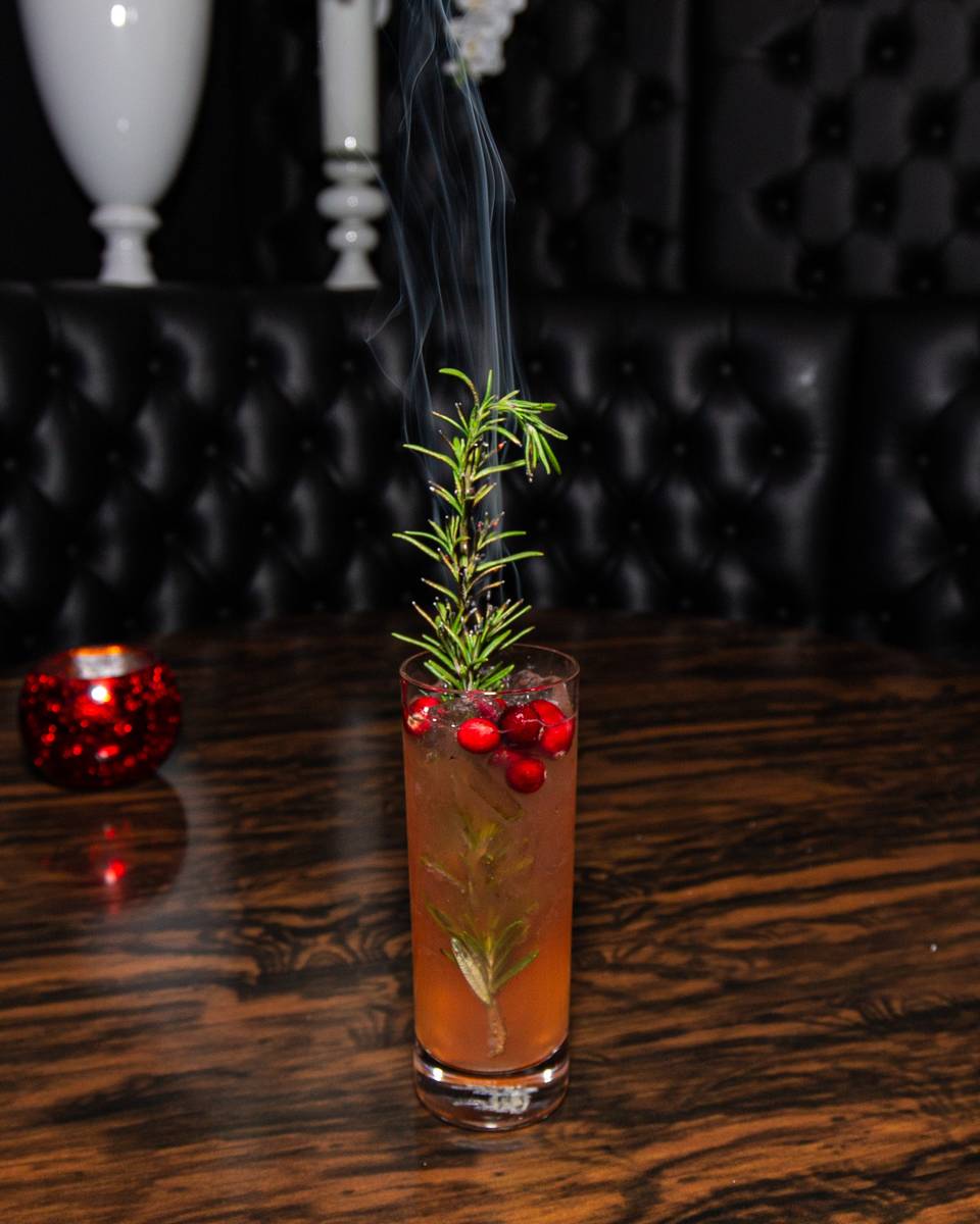 The JINGle Spritz at Jing in Downtown Summerlin is available through Christmas. (Jing)