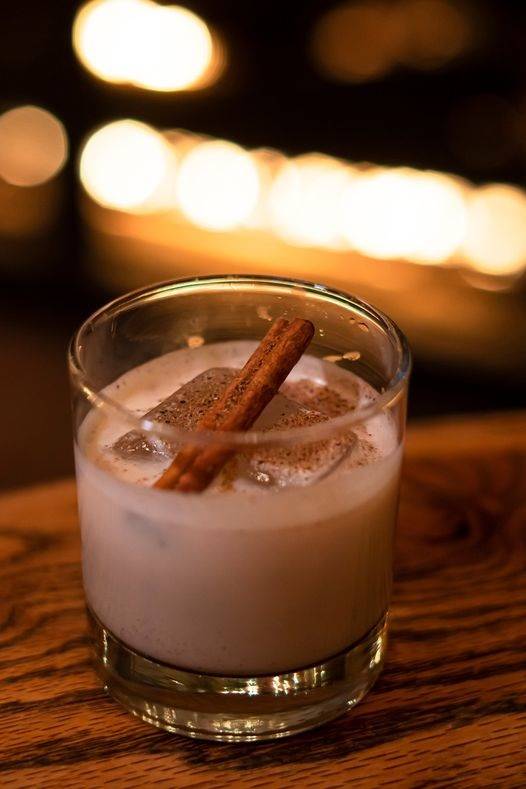 The house-made eggnog at Lawry's the Prime Rib has the traditional flavors of bourbon and brand ...
