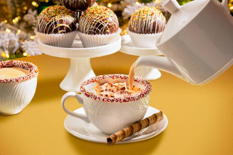 The Hot Chocolate Bombs at Parasol Lounge come in three varieties. (Jeff Green)