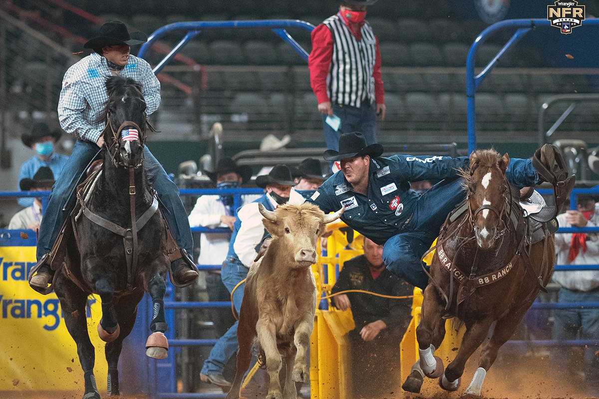 Jacob Edler and Stetson Jorgensen perform on Tuesday, Dec. 8, 2020 on Day 6 of the Nationals Fi ...
