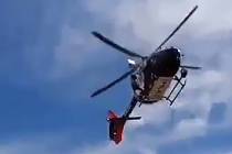 A screenshot of a video submitted by Nic Couturr, one of the two hikers that were stranded on S ...